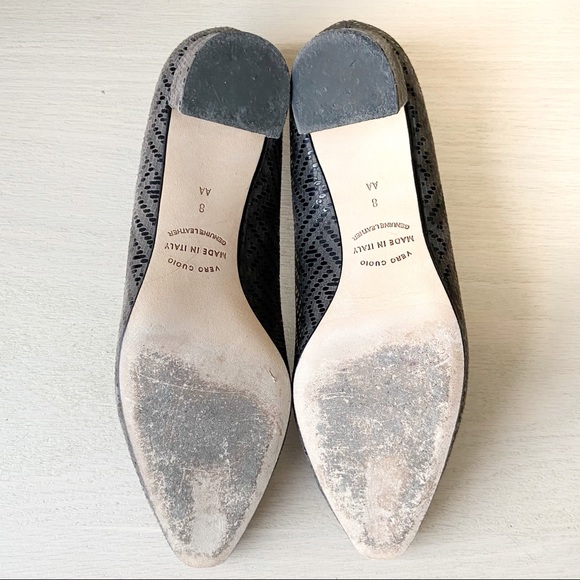 Roberto Capucci Grey Textured Heel - Picture 4 of 5